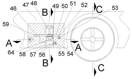 Device for recovering balance and driving force after automobile tire burst