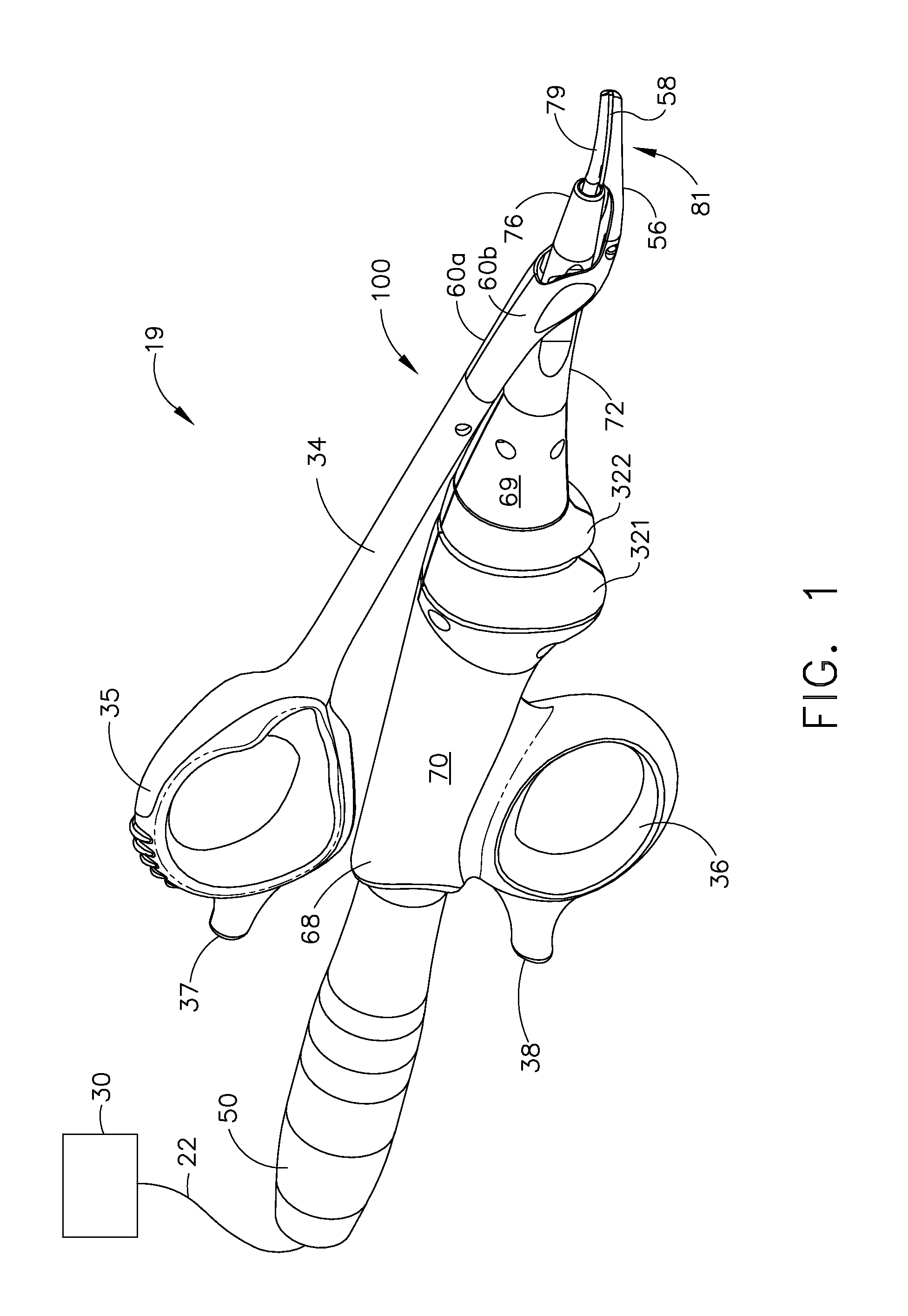 Tissue pad for an ultrasonic device for cutting and coagulating