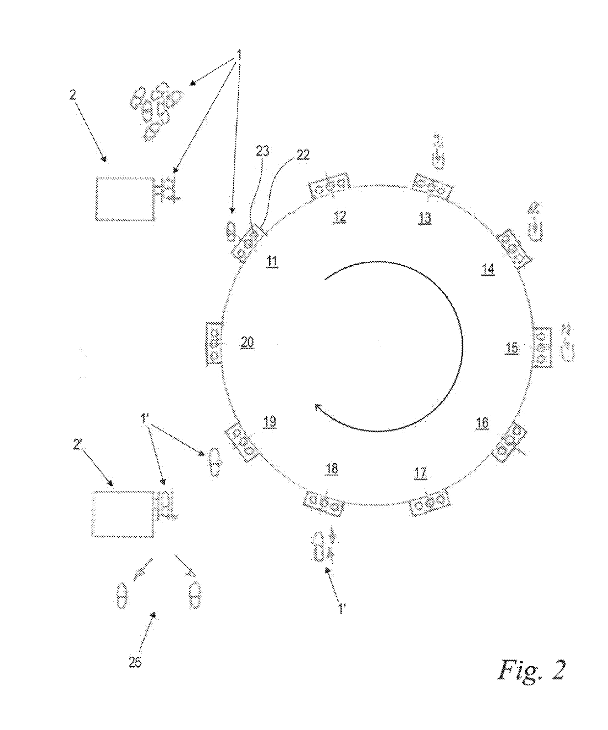 Capsule weighing device and capsule filling device having such a capsule weighing device