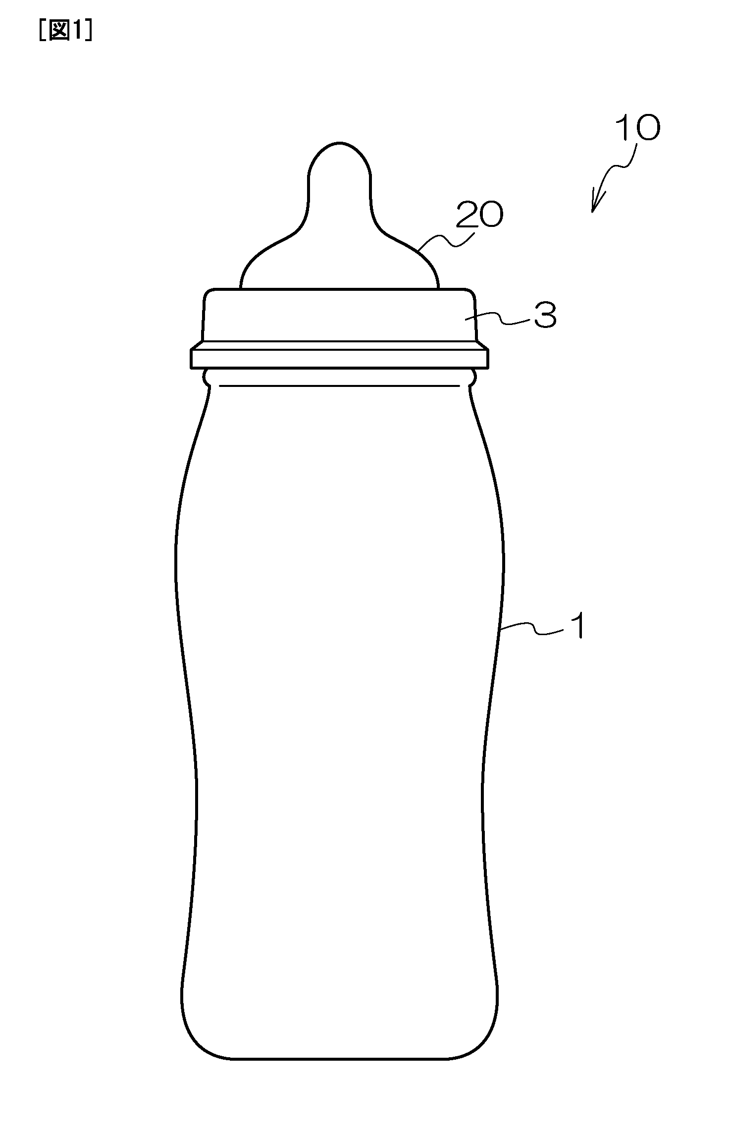 Artificial nipple and nursing container using same