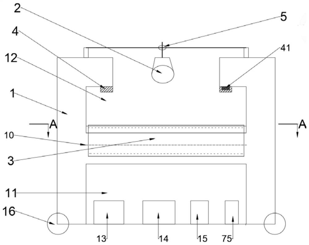 Portable automatic mobile phone film pasting device and method