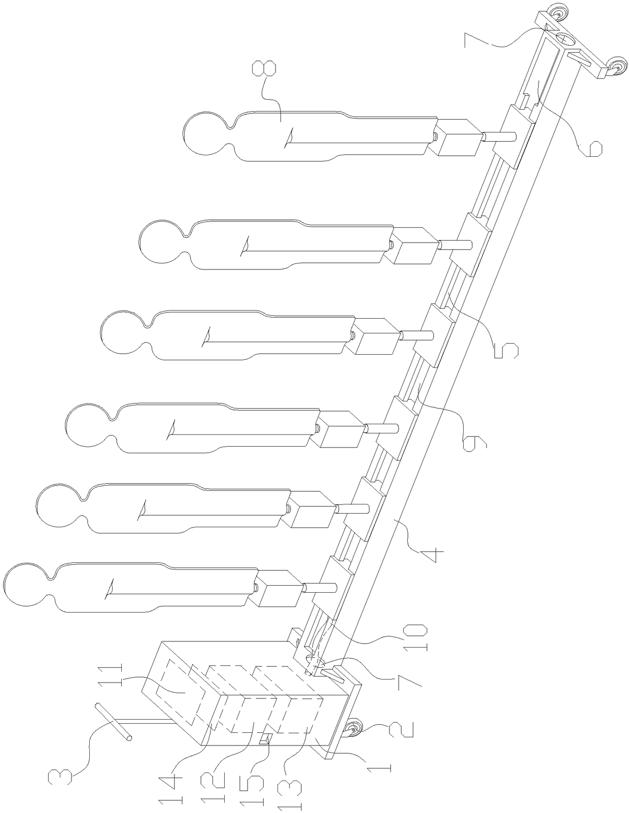 Use method of human wall device for soccer free kick training