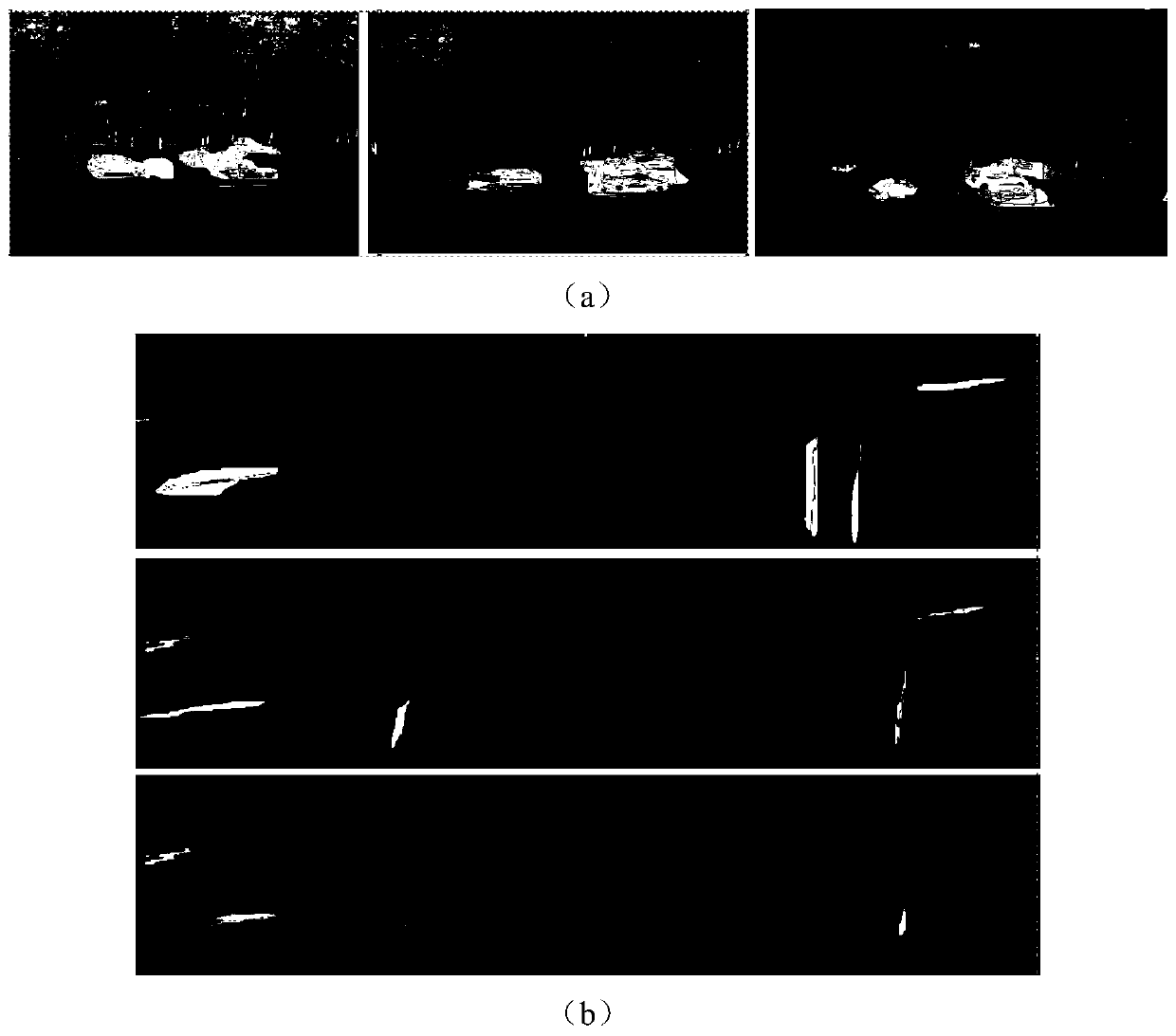 Vibe moving target detection method based on gray level image feature matching