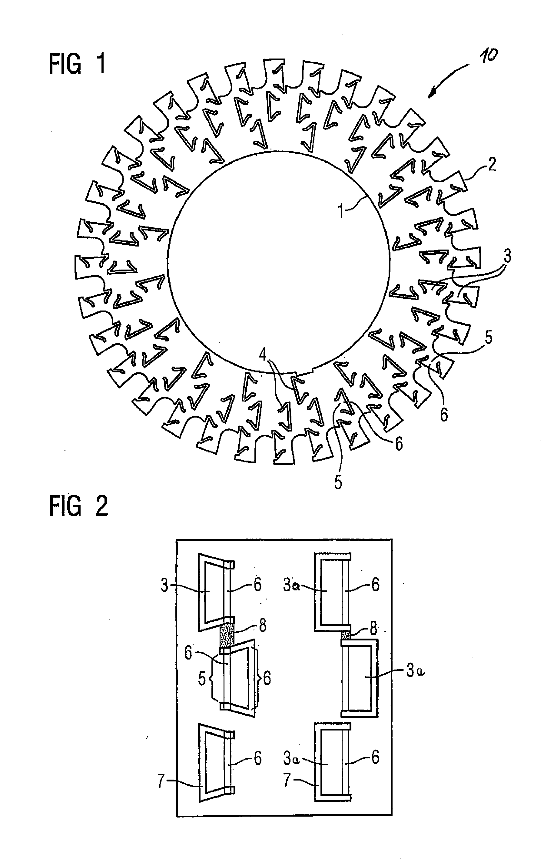 Laminations with integrated spacing feature for an electric machine, and method of making a lamination