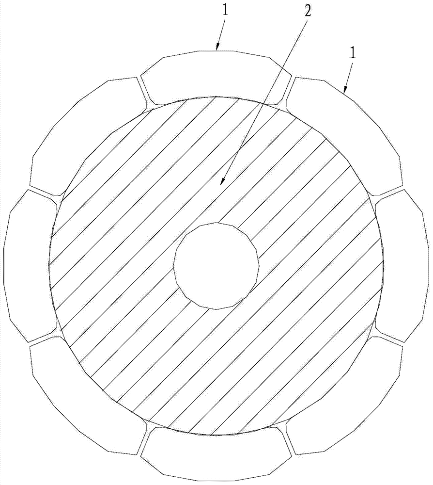 Motor magnetic tile and motor with the motor magnetic tile