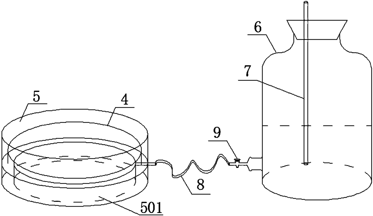 Device and method for measuring moisture characteristic curve in soil dehumidification and moisture absorption processes