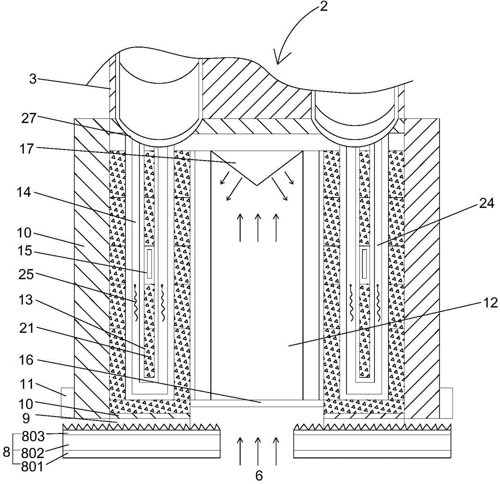 Heat storing and electricity generating device for wireless transmission of energy by laser