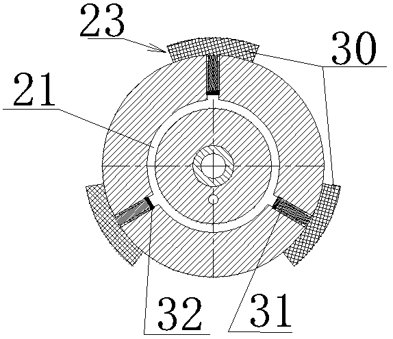 Washing device for riser of nautical oil-gas well