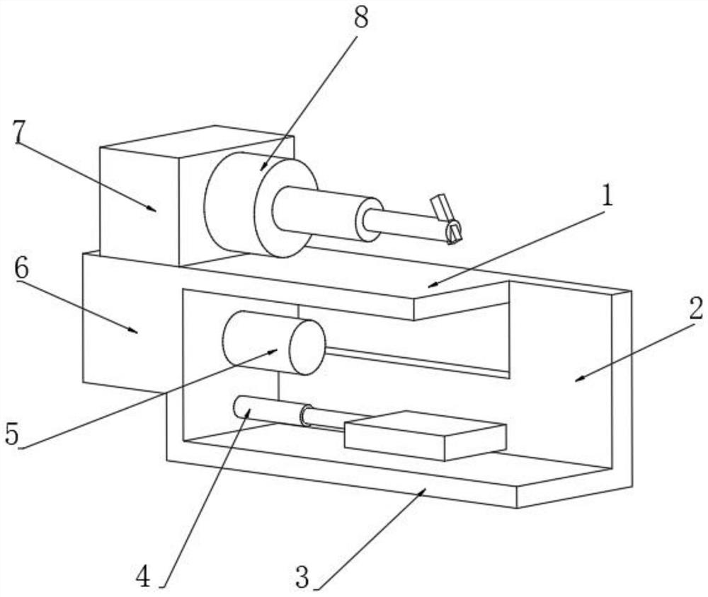 Cambered surface cutting equipment for furniture processing and using method of cambered surface cutting equipment