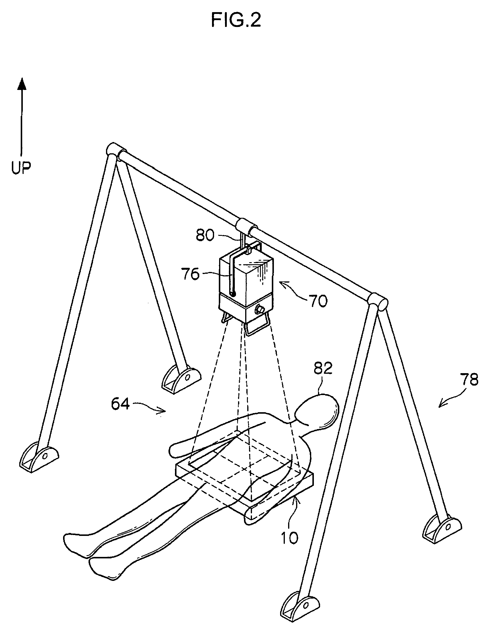 Portable radiographic apparatus system