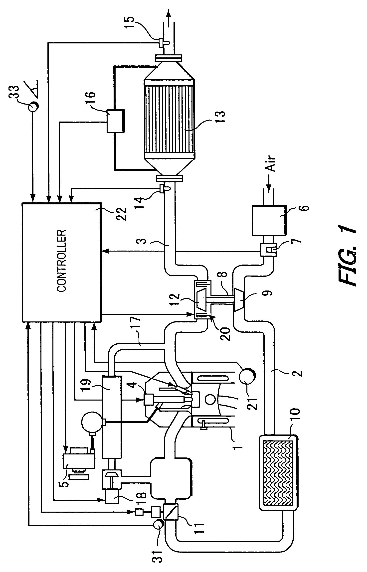 Engine exhaust gas purification device