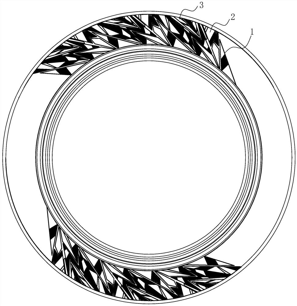 Tire sidewall line structure and tire applying same