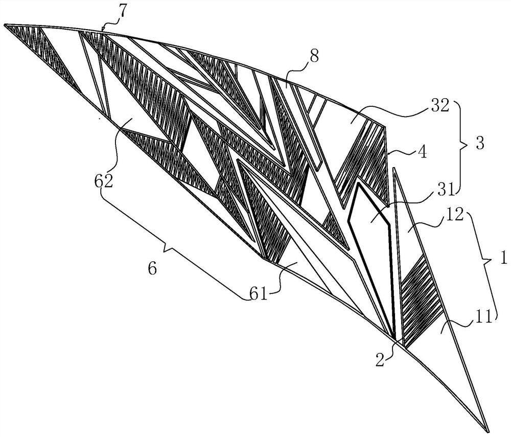 Tire sidewall line structure and tire applying same