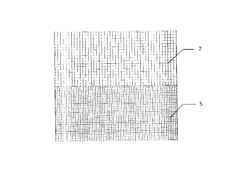 Tying and placing method for vertical sand barrier