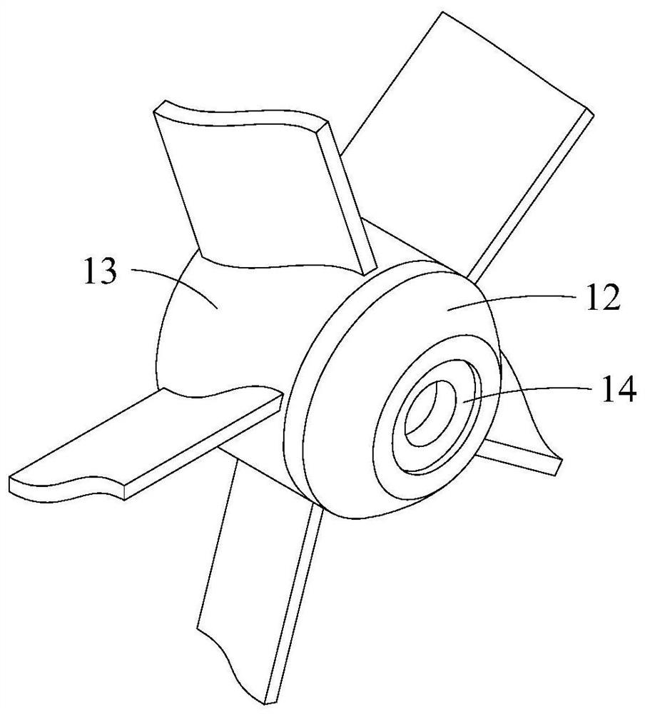 Impeller device and turbine flowmeter