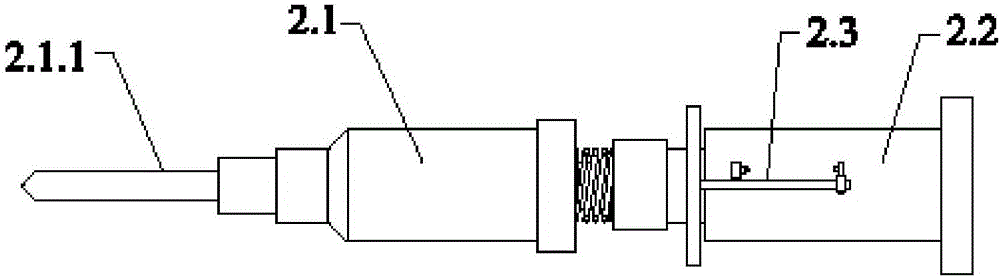 Control system for suspending hole drilling trolley for subway tunnel and control method