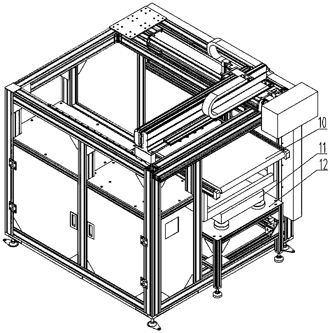 Mis-mixing automatic identification counting machine and implementation method