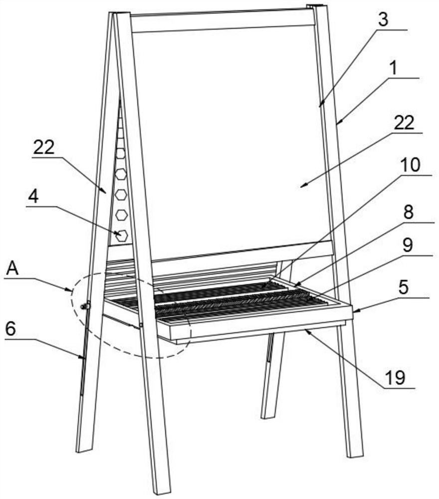 Art easel with airing function for art design