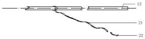 Toner cartridge splitting apparatus provided with binding band