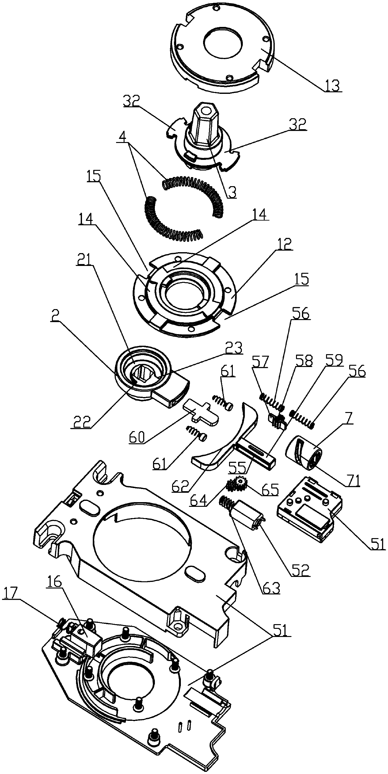 Electronic lock unlocking module