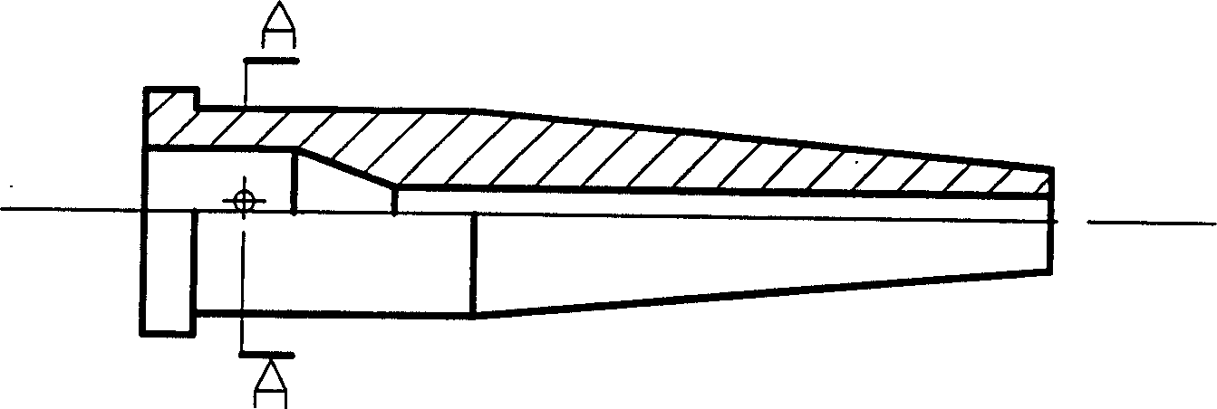 Long target-distance nozzle for high pressure washing