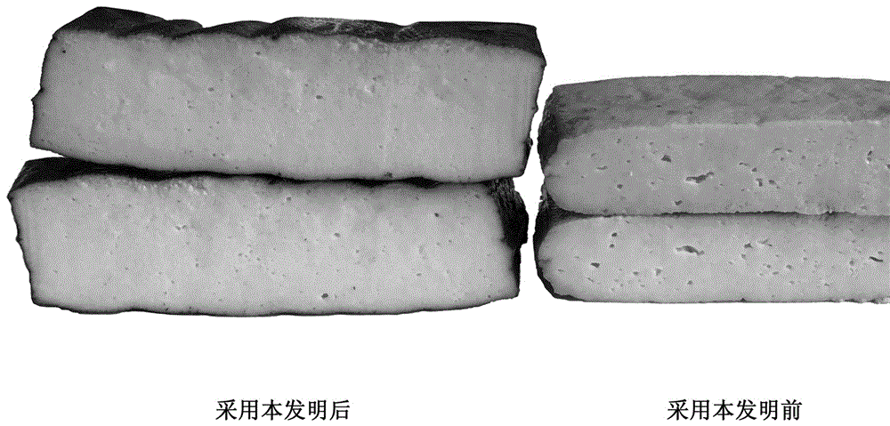 Method for enhancing texture profile of dried tofu