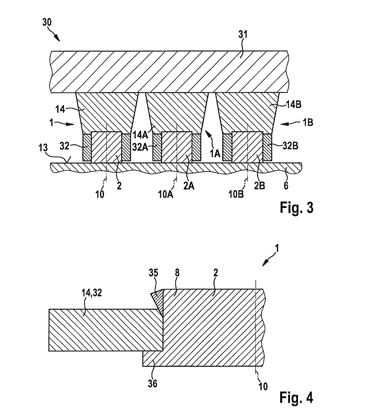 Holder for fastening a component on an internal combustion engine, a bearing bush for such a holder, and a fuel injection system