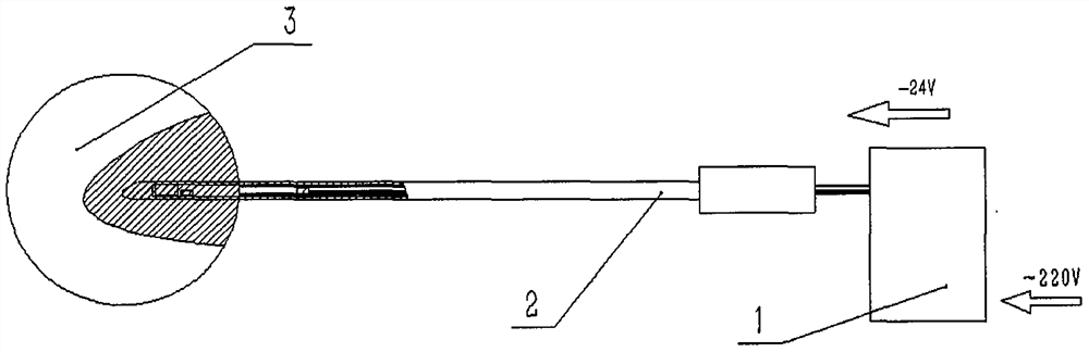 Solid tumor treatment system capable of realizing temperature measurement and temperature control