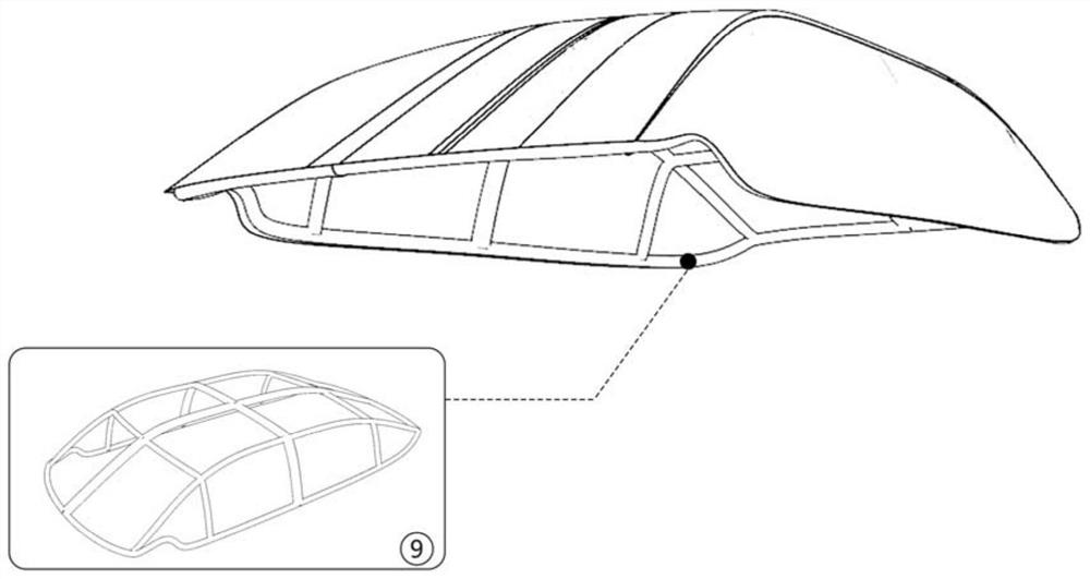 Inflatable protective car cover assembly
