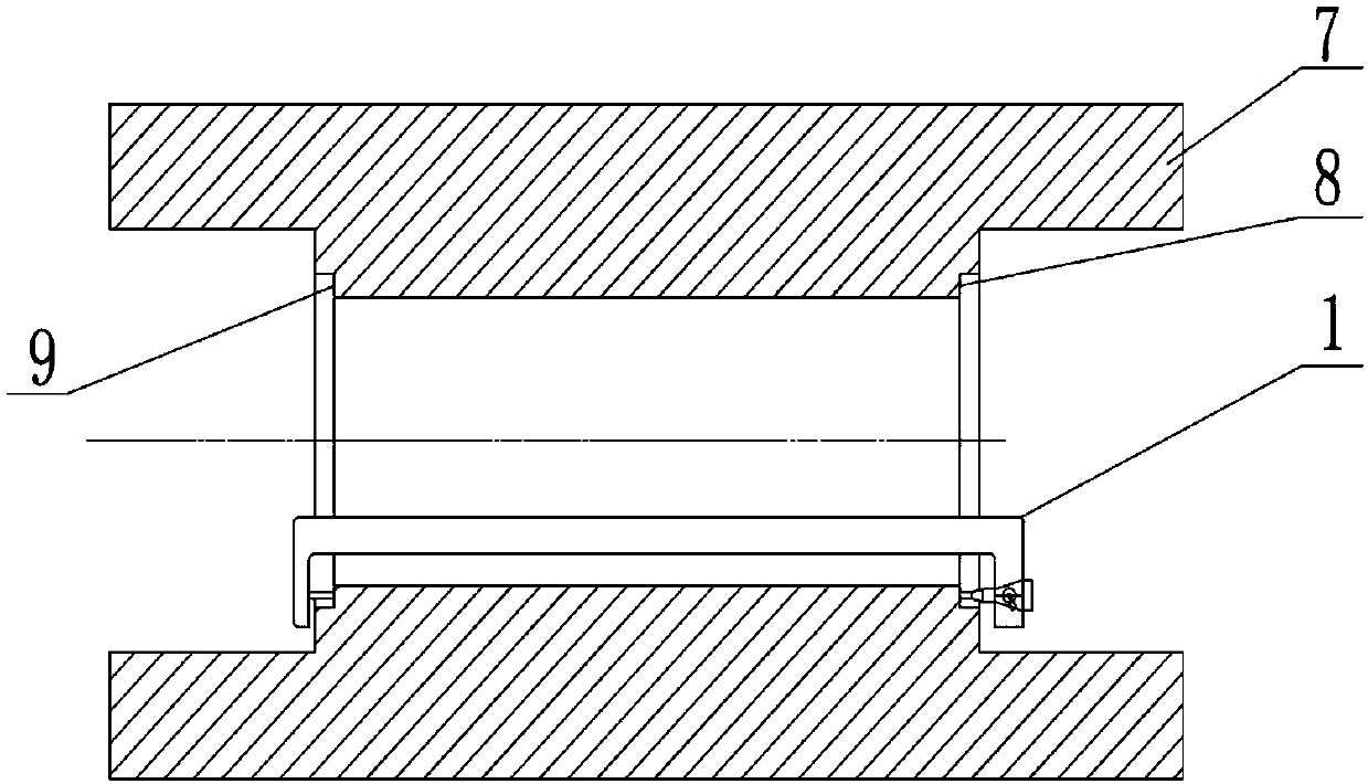 Large shielding motor stator shielding sleeve assembling process