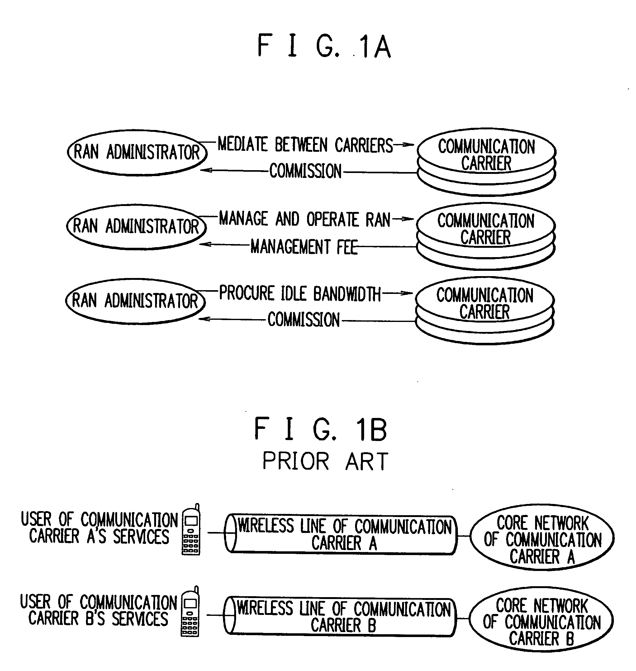 Wireless line sharing network system, and administrative apparatus and method thereof