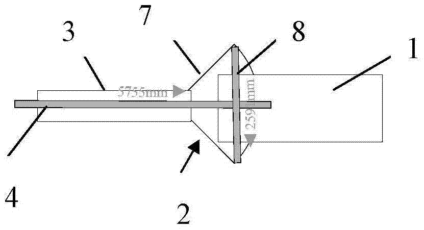 A tool for correcting pins of communication equipment frame
