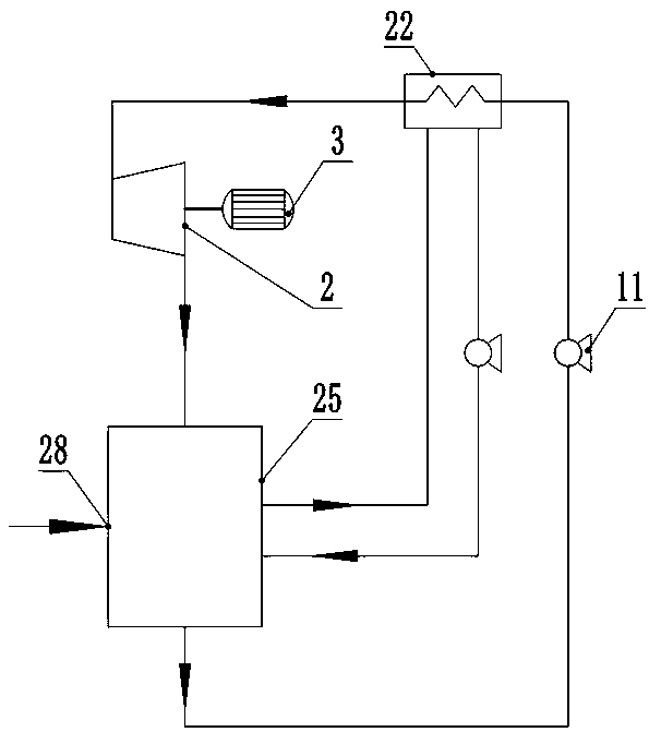 System for working by means of hydrogen energy of metal hydride