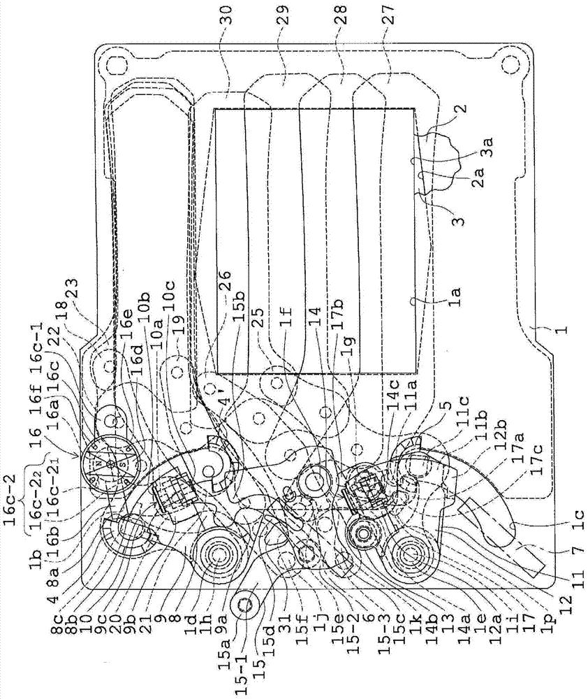 Focal plane shutter for camera and digital camera with focal plane shutter for camera