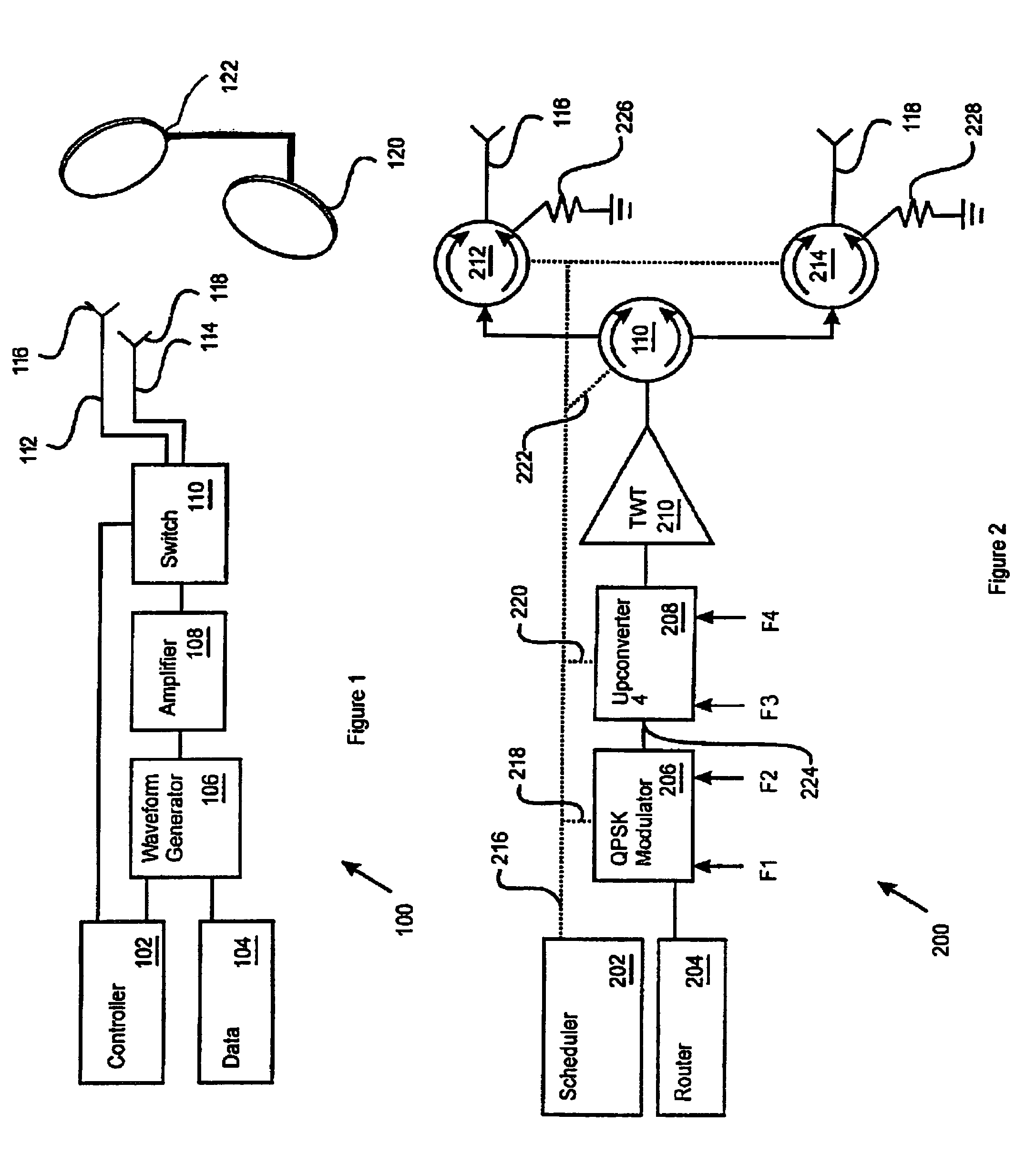 Beam hopping self addressed packet switched communication system with locally intelligent scheduling