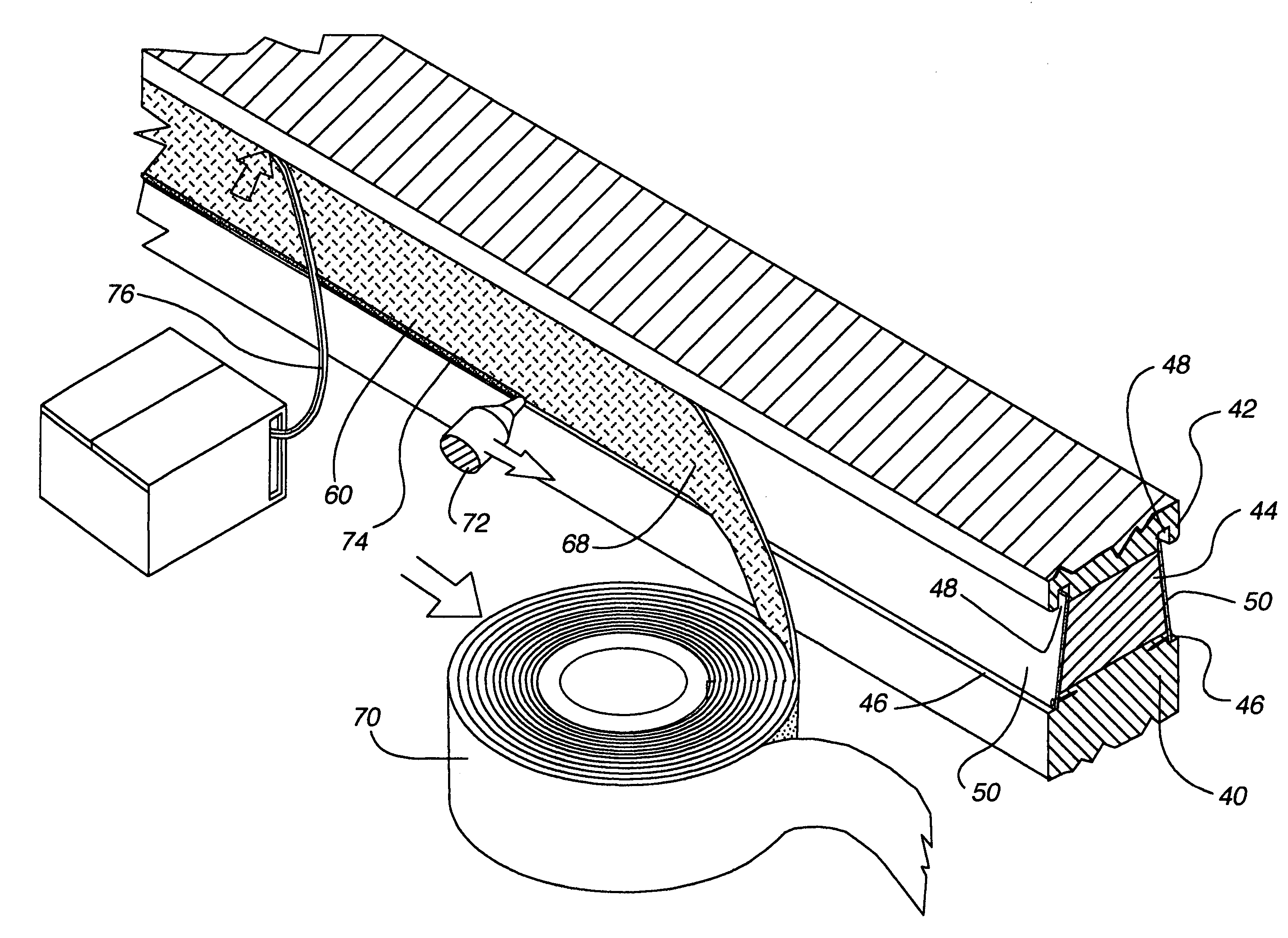 Chinking tape for log structures