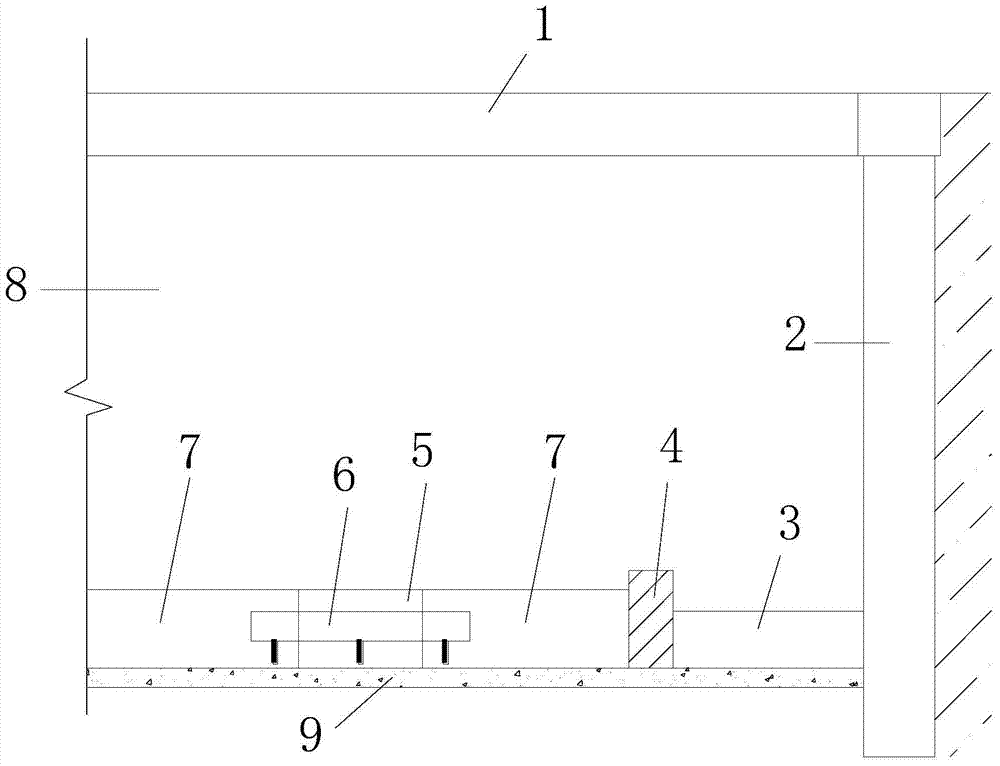 Support system for foundation pit bottom plate replacement in muddy soil layer during deep foundation pit support construction