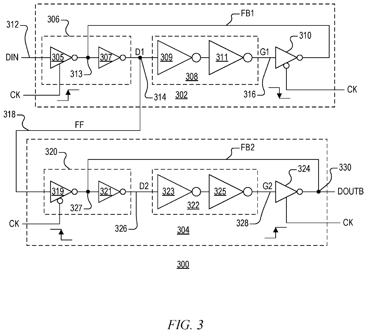 High-speed synchronizer with lower metastability failure rate