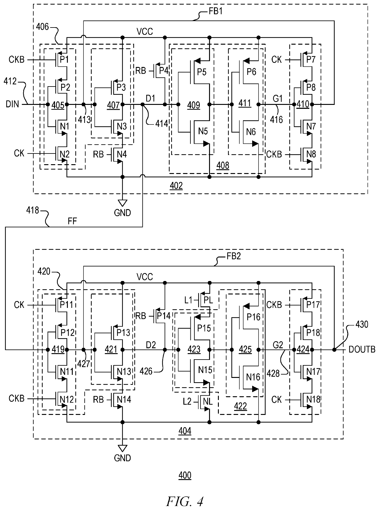 High-speed synchronizer with lower metastability failure rate