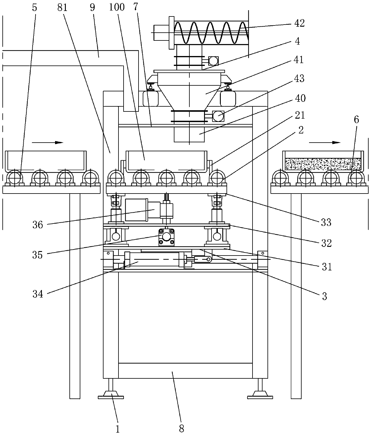 Automatic bowl filling machine and bowl filling method thereof