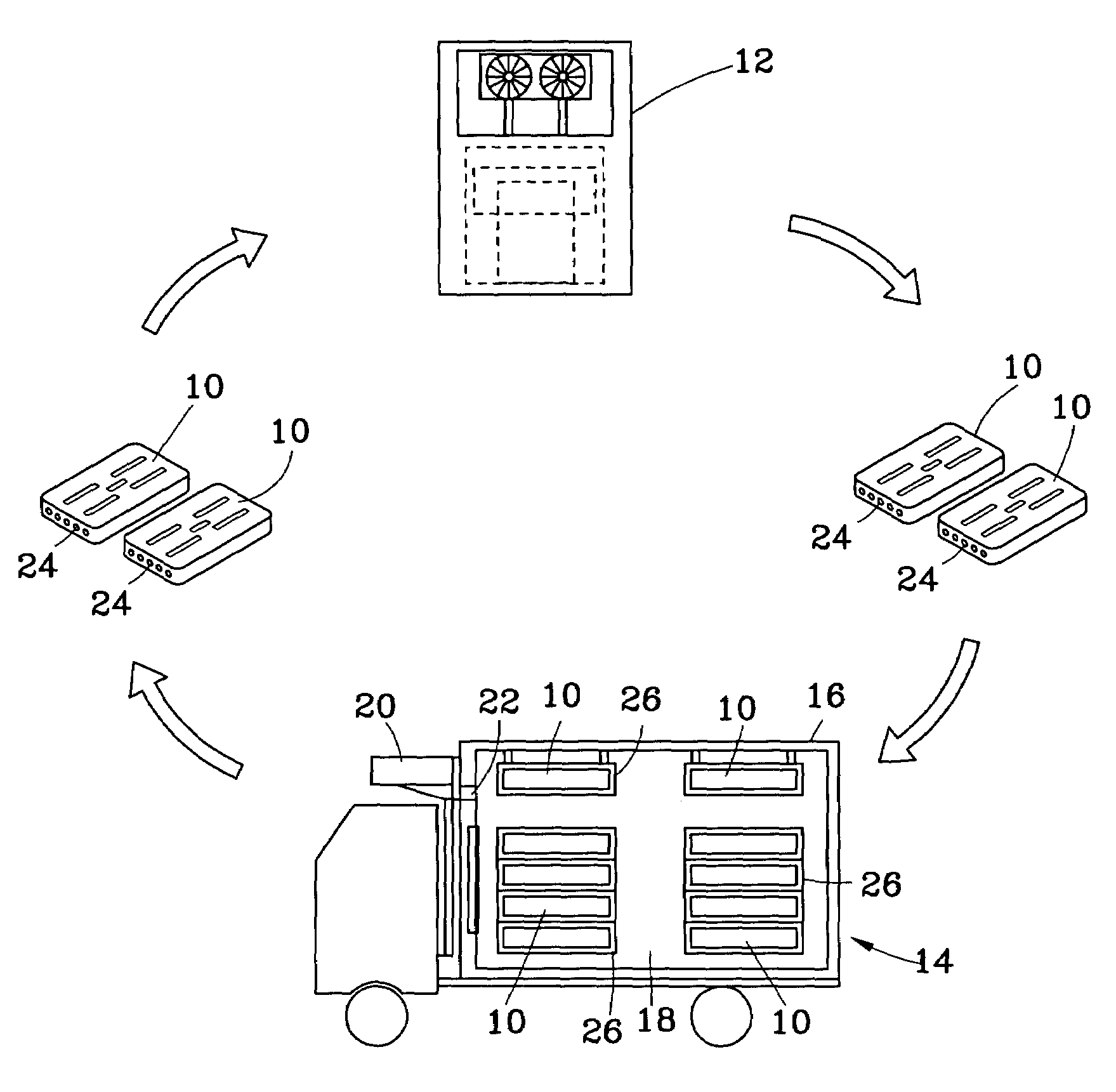 Low-temperature delivery vehicle