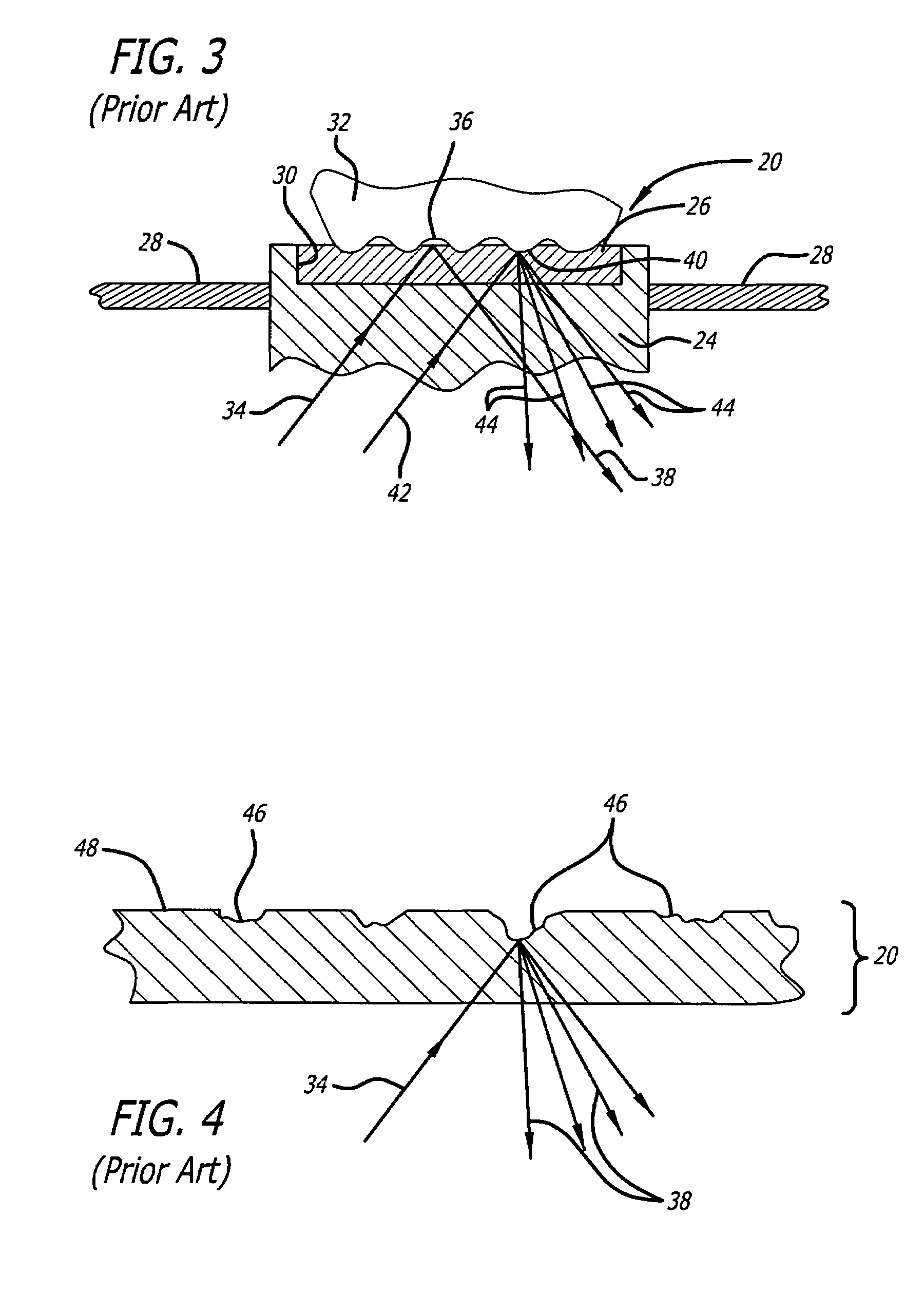 Optical fingerprint imaging system and method with protective film