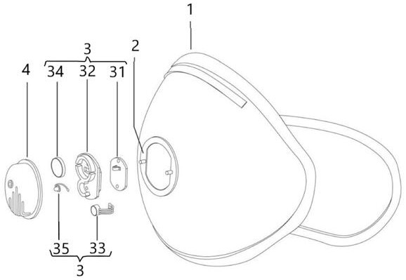 High-protection mask with replacement reminding function