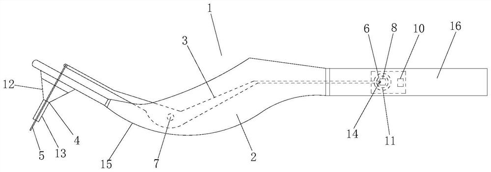 Periodontal pocket depth measuring device