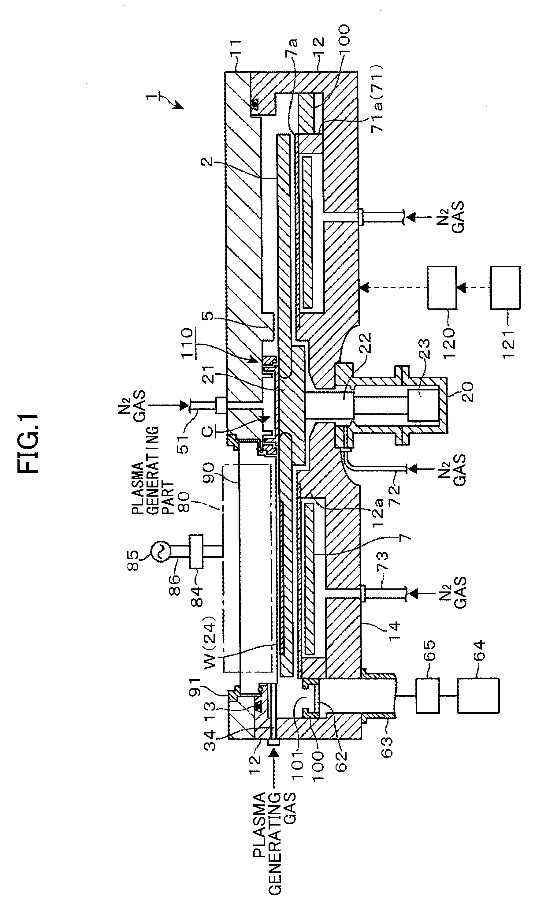 Film deposition apparatus, substrate processing apparatus, and plasma generating device