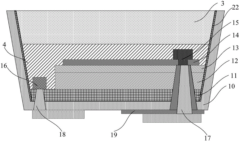 Packaging-free high-luminance LED chip structure and manufacturing method therefor
