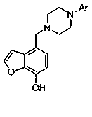 4-piperazinemethyl-7-hydroxybenzofuran compound and medical application thereof