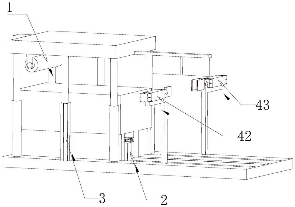 Automatic garment folding device for garment processing