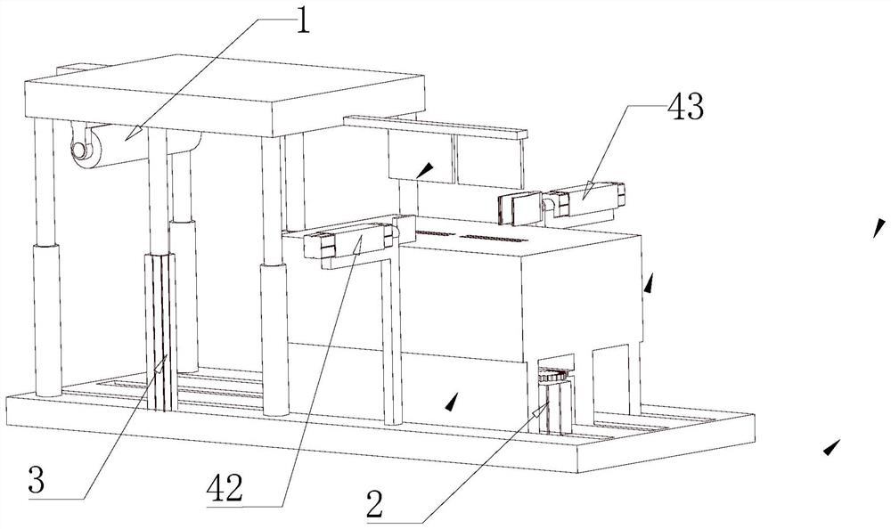 Automatic garment folding device for garment processing