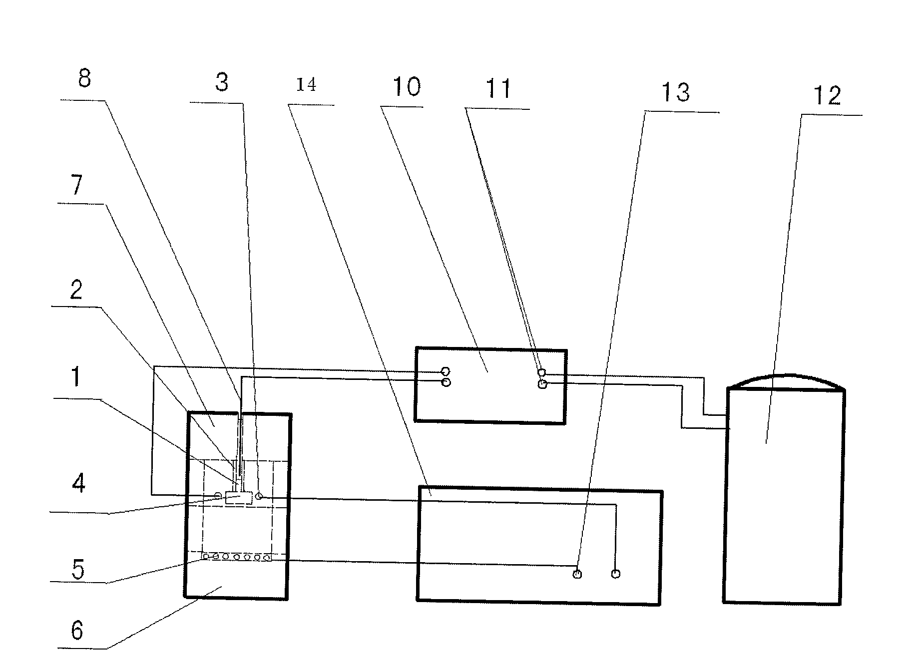 Electric furnace for expansive fireproof coating field detection and detecting method